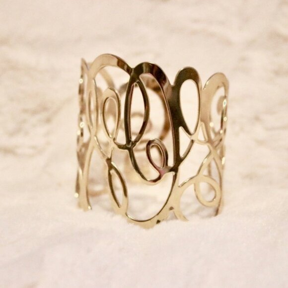 H&M Gold Swirl Cuff Bracelet - Picture 2 of 4